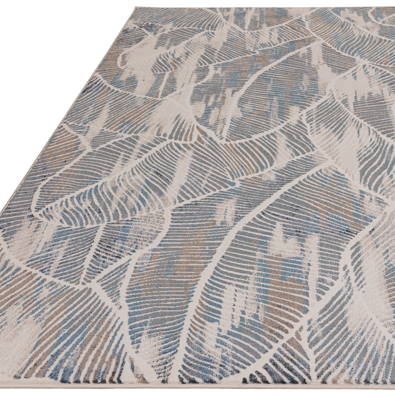 Inky Leaf Rug 120cm Image 2