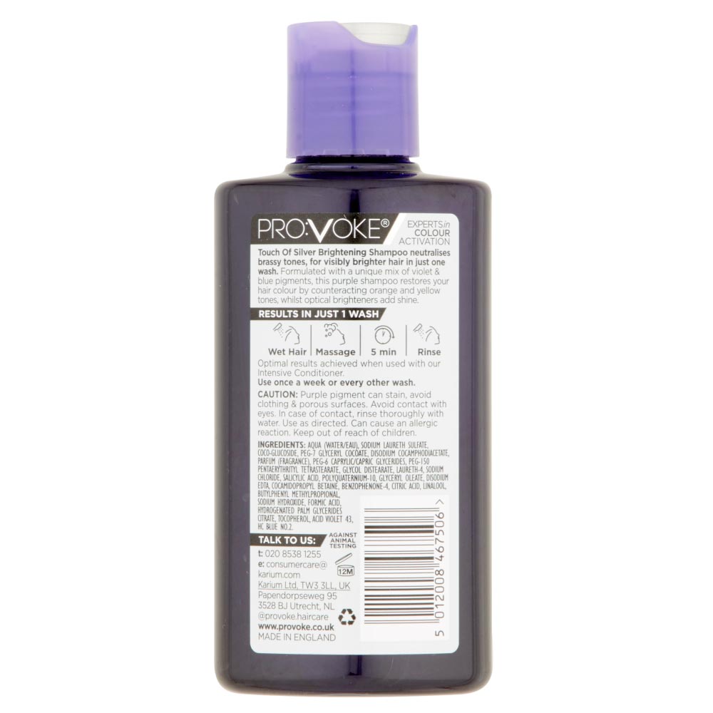 Pro:Voke Touch of Silver Brightening Shampoo 150ml Image 3