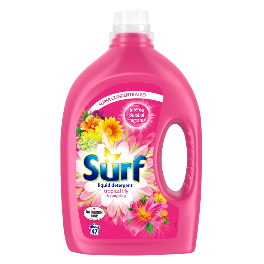 Surf Tropical Lilly & Ylang Ylang Liquid Detergent 47 Washes 1.645L Image 2