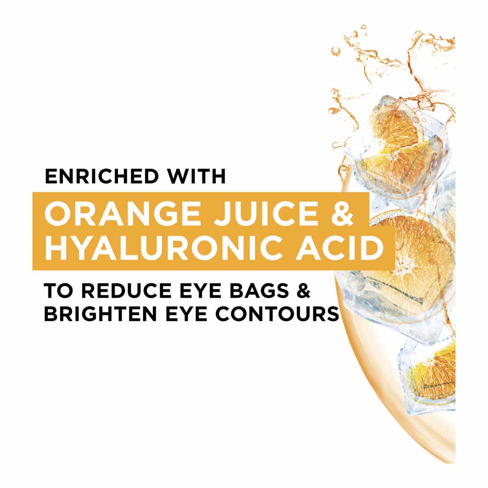 Garnier Moisture Bomb Vitamin C and Hyaluronic Acid Eye Tissue Mask Image 2
