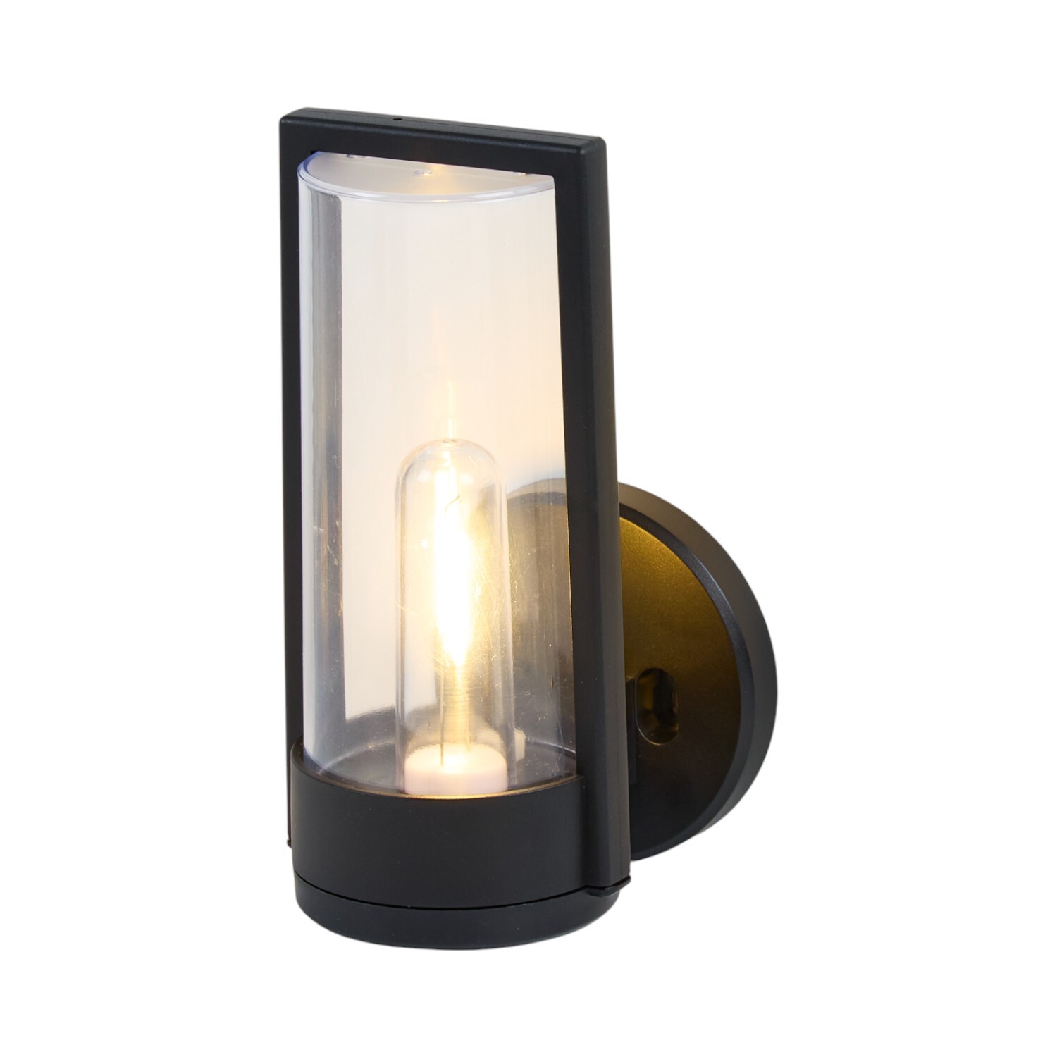 Bodie Solar Wall Light Black Image 2
