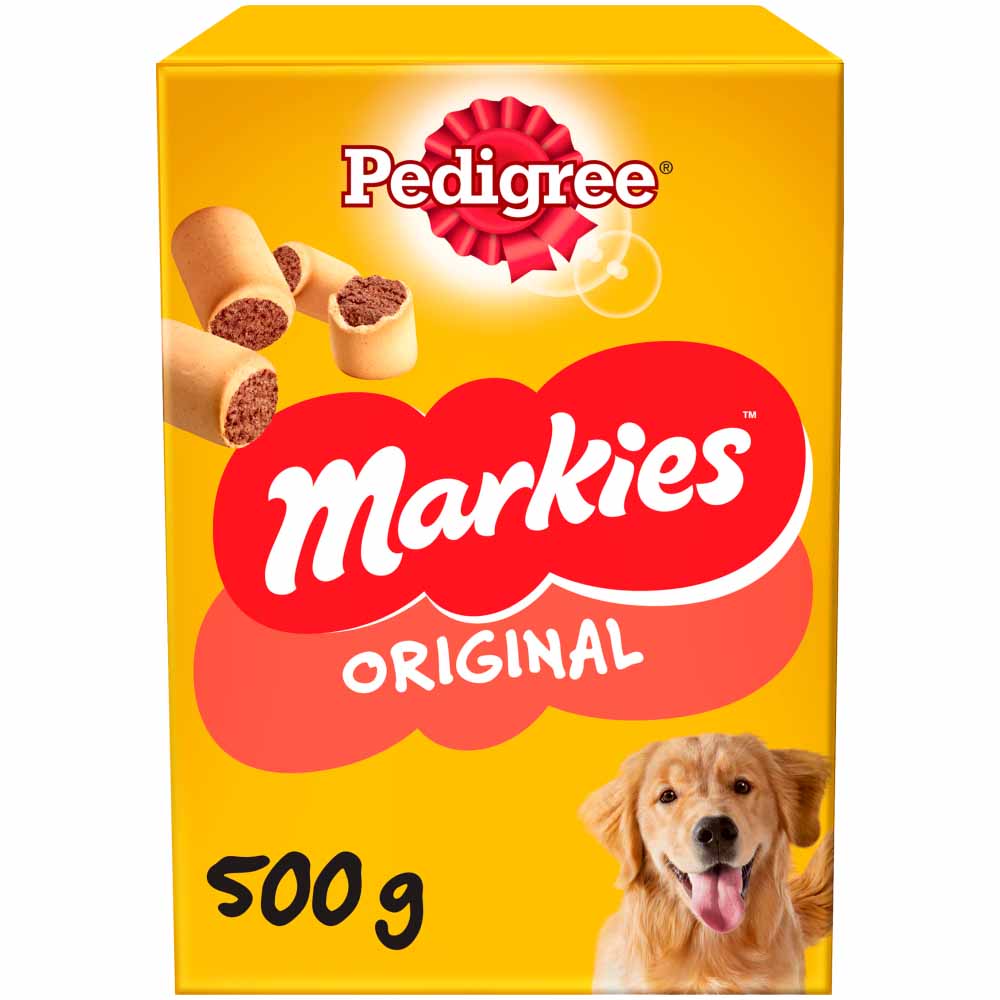 Pedigree Markies Adult Dog Treats Marrowbone Biscuits 500g Image 1