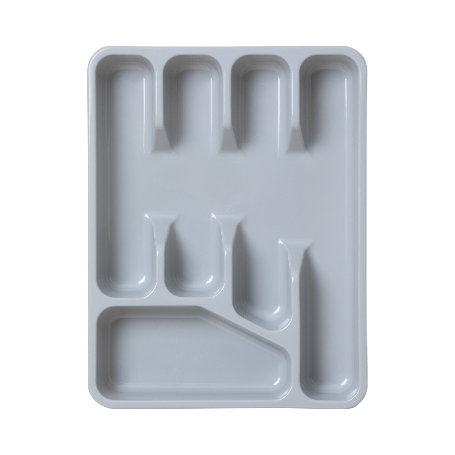 My Home 5 Compartment Cutlery Tray - Grey Image 5