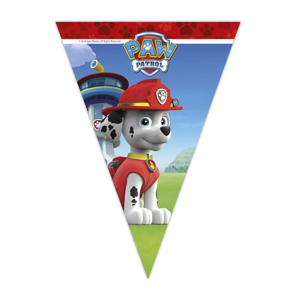 Paw Patrol Let's Roll Triangle Banner Image 2