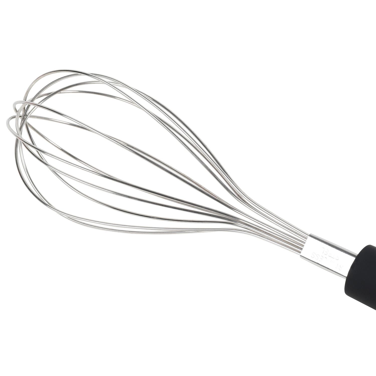 Kitchenmaster Whisk with Soft Touch Handle - Black Image 5