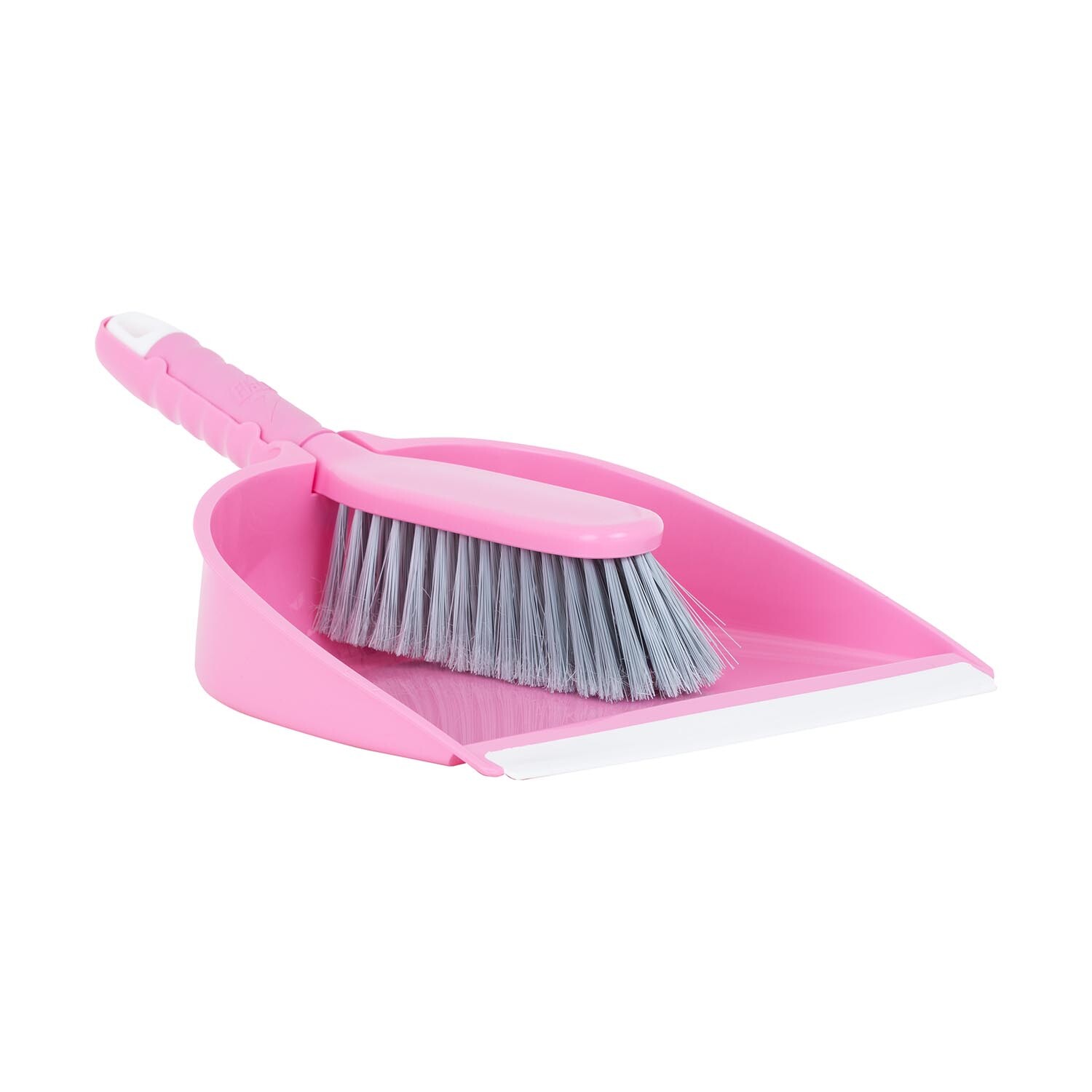 Flash Dustpan and Brush Set - Pink Image 1