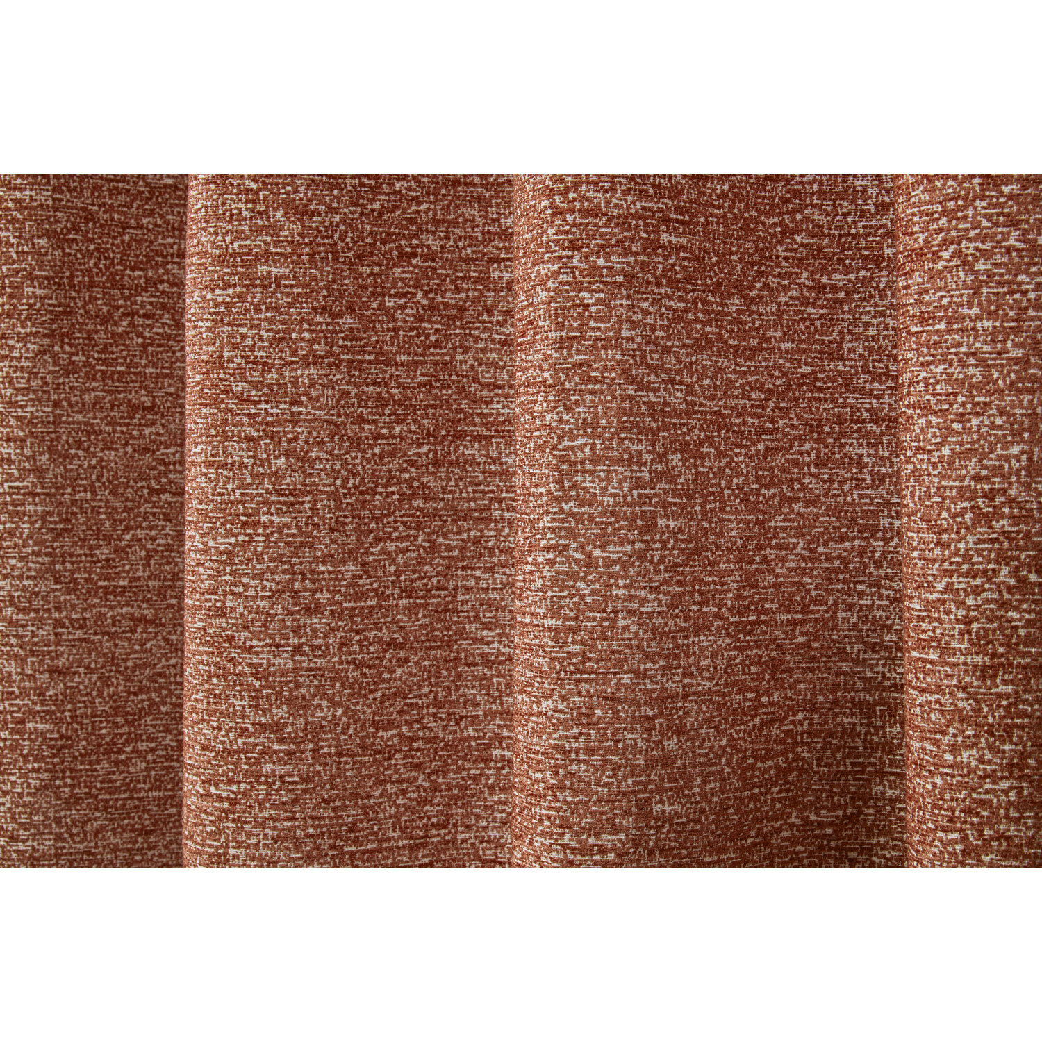 Montreal Chenille Taped Curtain  - Rust / 229cm Image 4