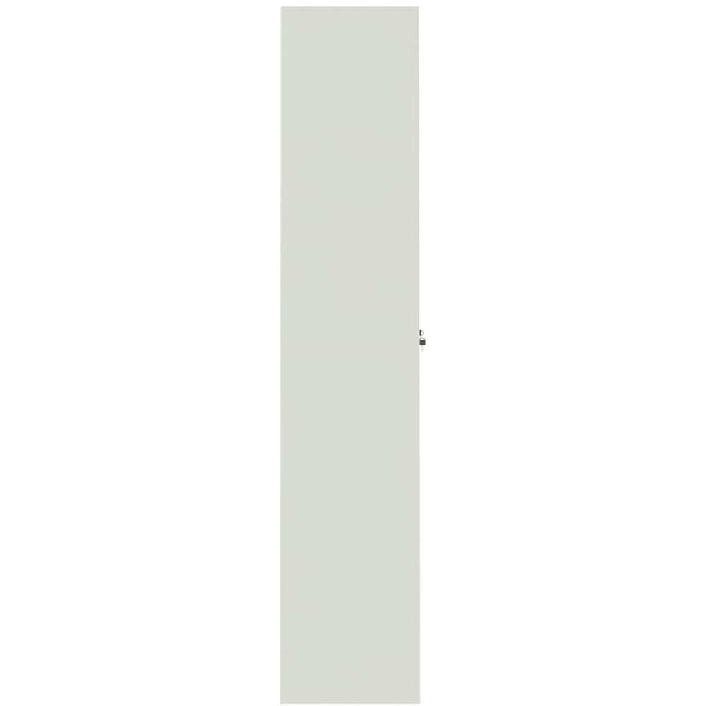 vidaXL 2 Door Light Grey Steel File Cabinet Image 5