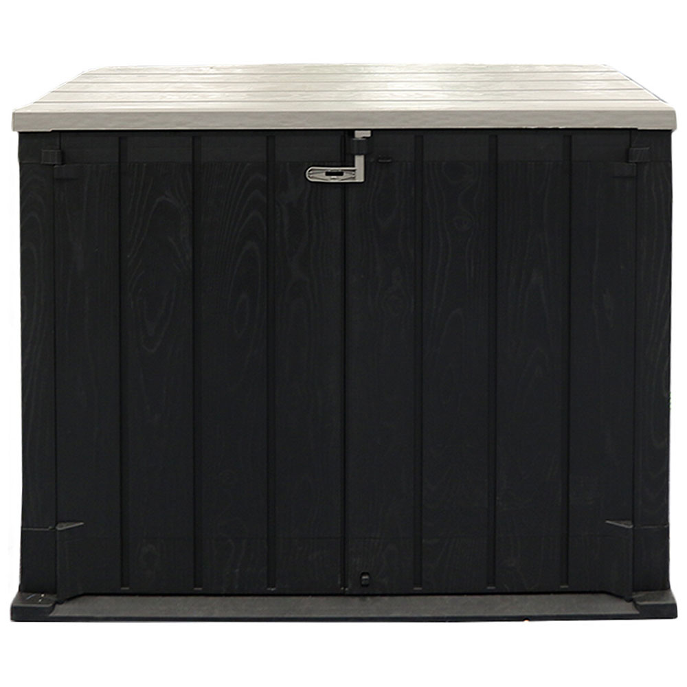 Toomax Anthracite and Grey Extra Large Garden Storage Box Image 1