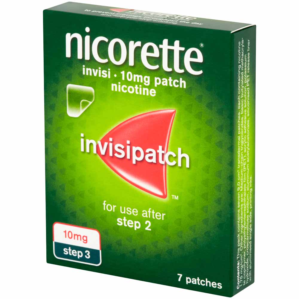 Nicorette Invisi Patch 10mg 7 pack Image 2