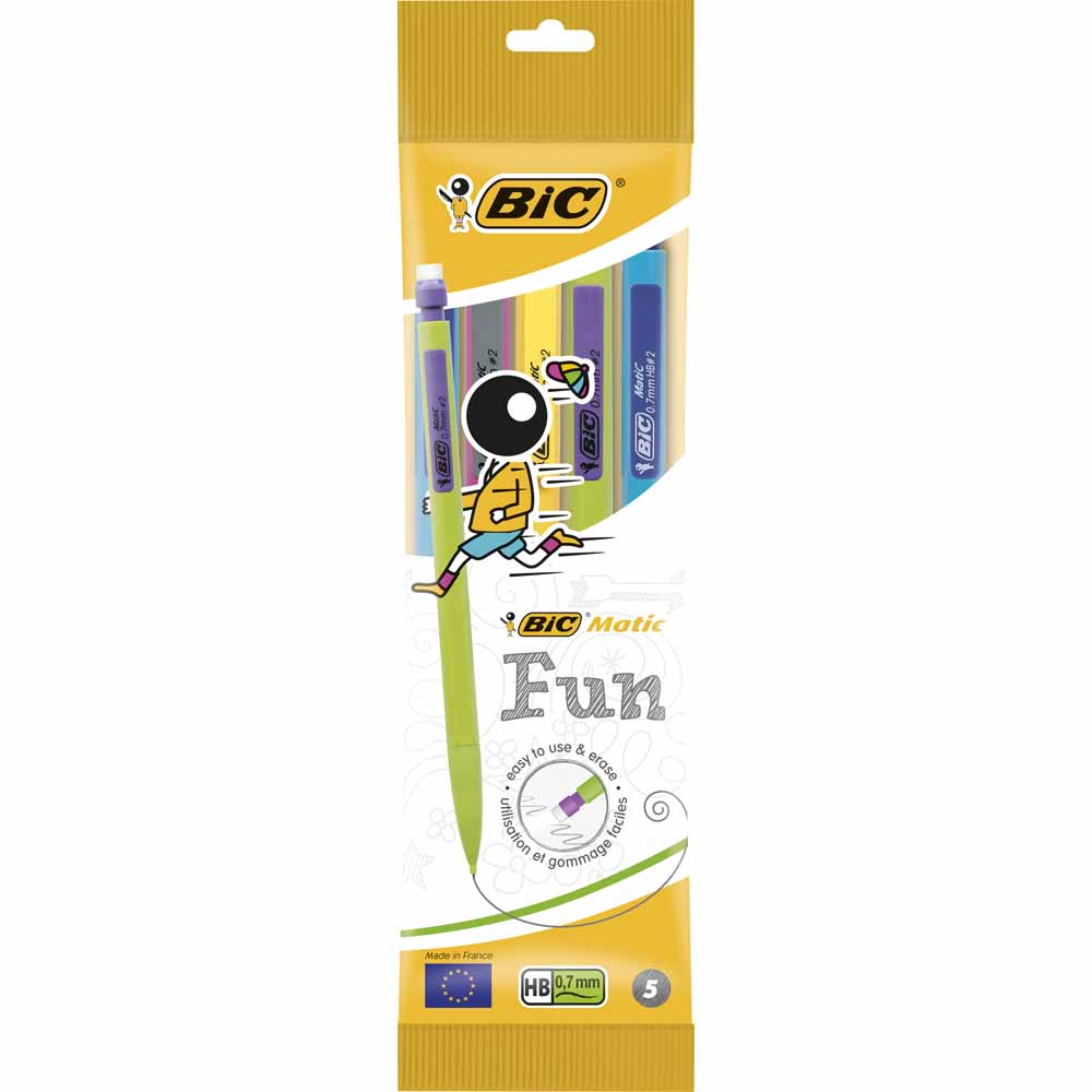 BIC Matic Mechanical Pencils Fun 5 pack Image 1