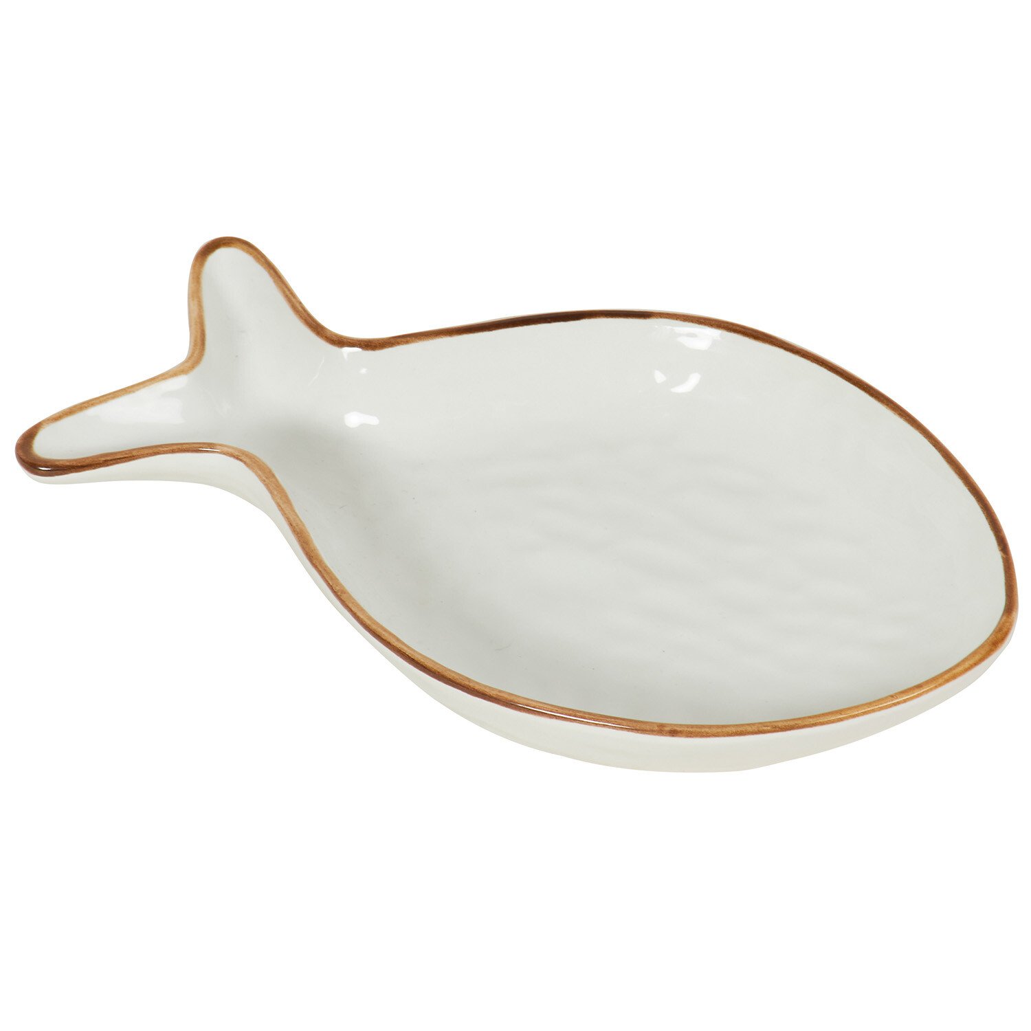 Fish Trinket Tray - White Image 3