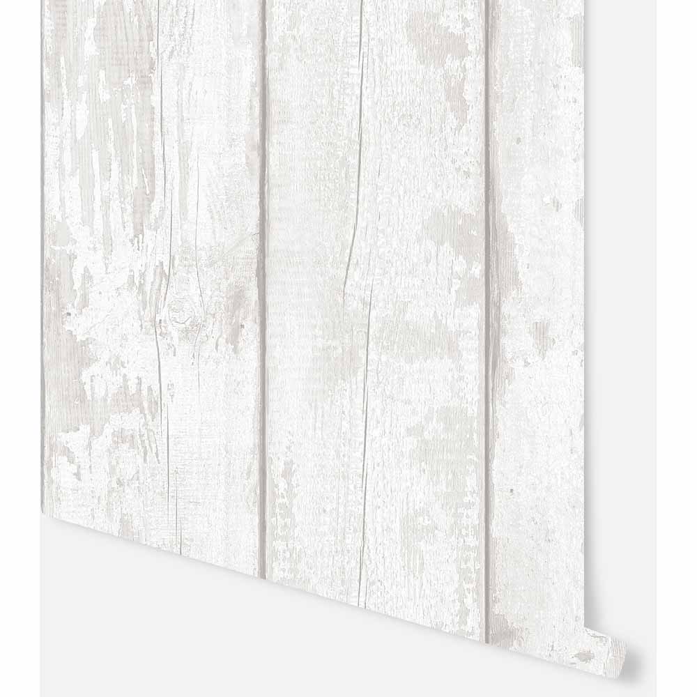 Arthouse Grey Washed Wood Wallpaper Image 3
