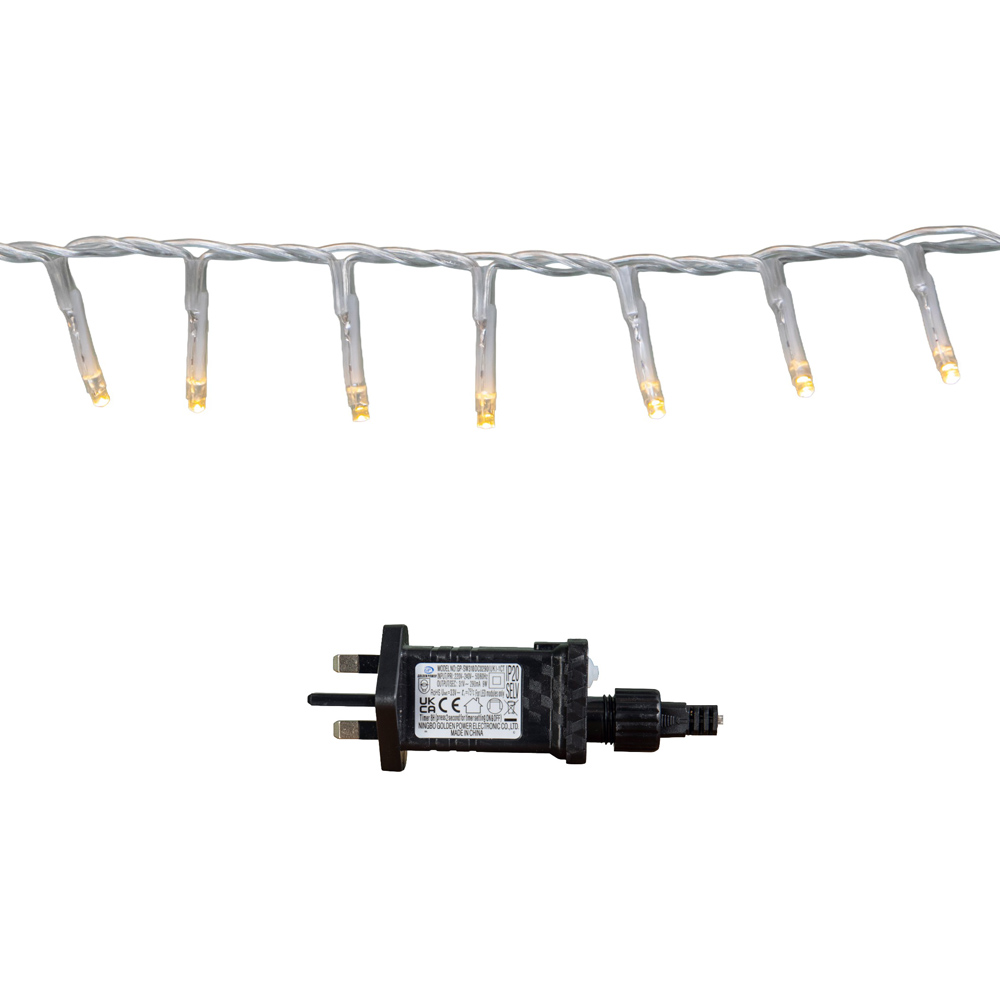 Samuel Alexander TreeBrights 750 Warm White LED Clear Cable Christmas String Light 18.7m Image 2