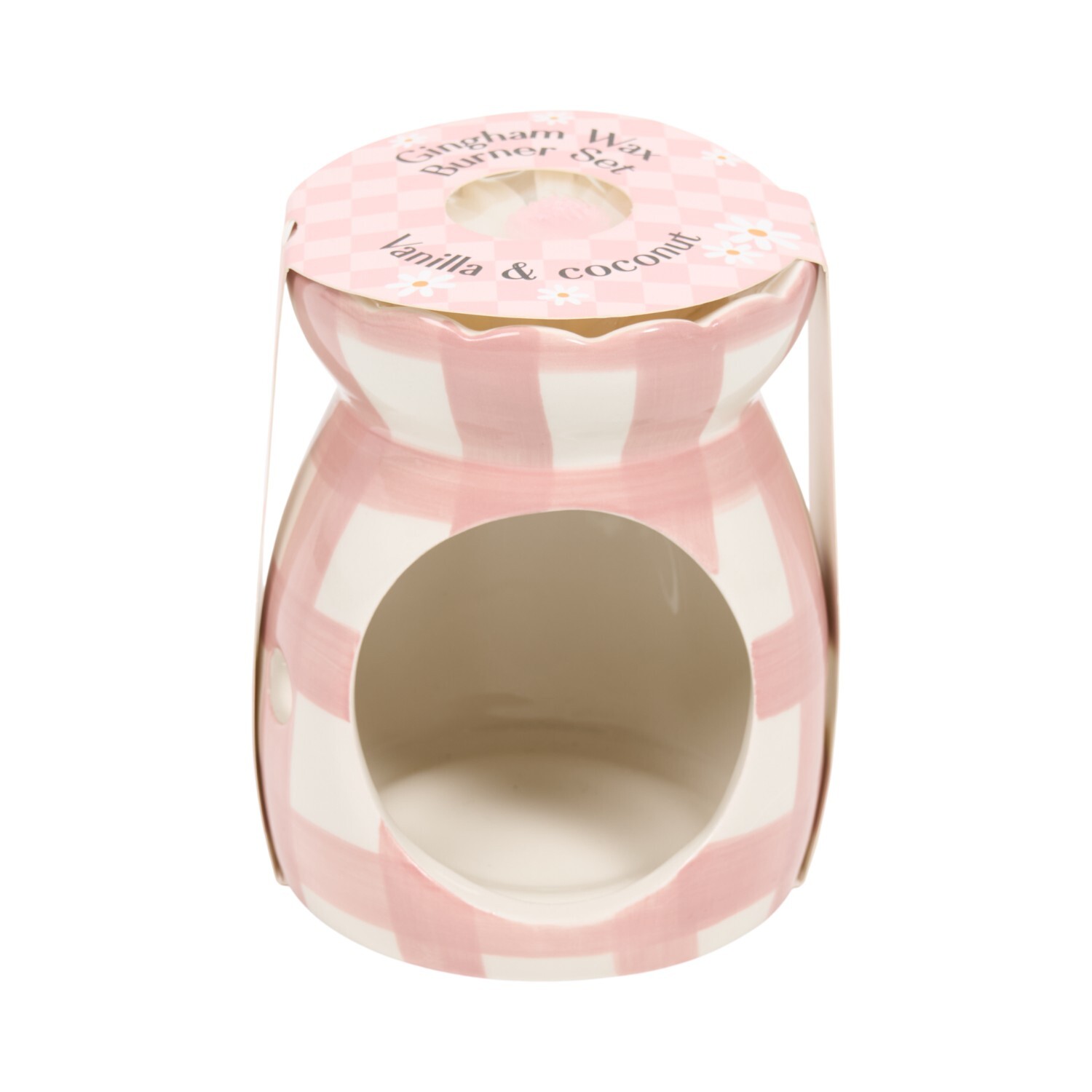 Gingham Wax Burner Set Image 7