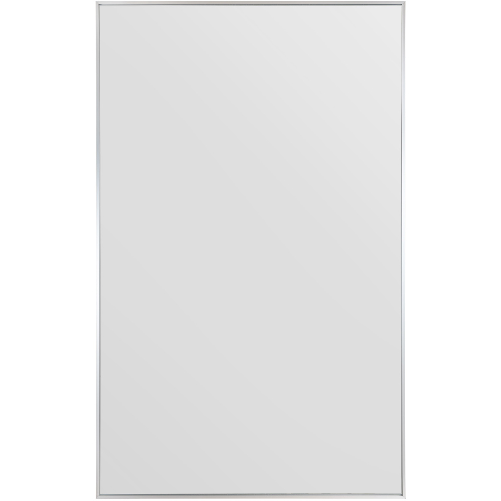The Artus Silver Aluminium Wall Leaner Mirror 174 x 110cm Image 1