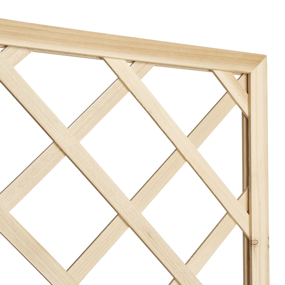 Wilko Lattice Trellis Natural 180X60cm Wilko