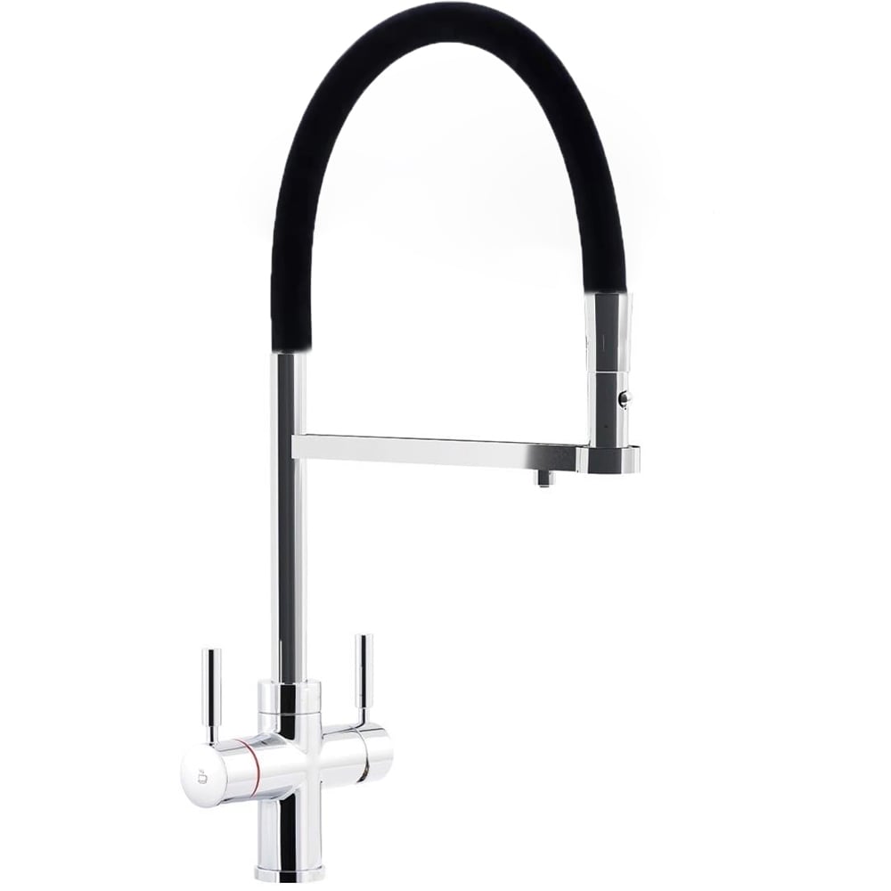Reginox Aquqbezi CH Polished Chrome 4 in 1 Hot Water Tap Image 1