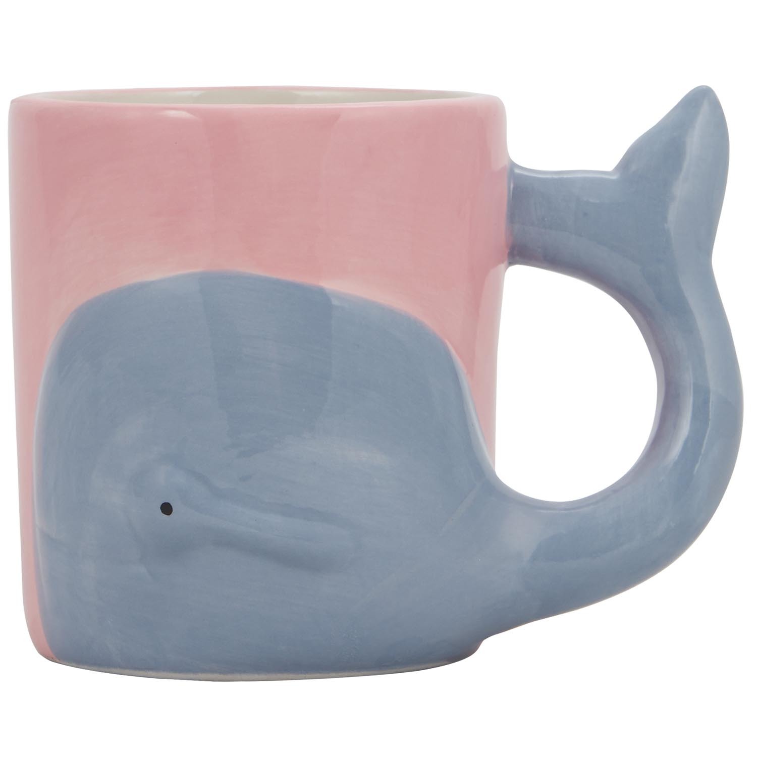 3D Whale Mug - Pink Image 1
