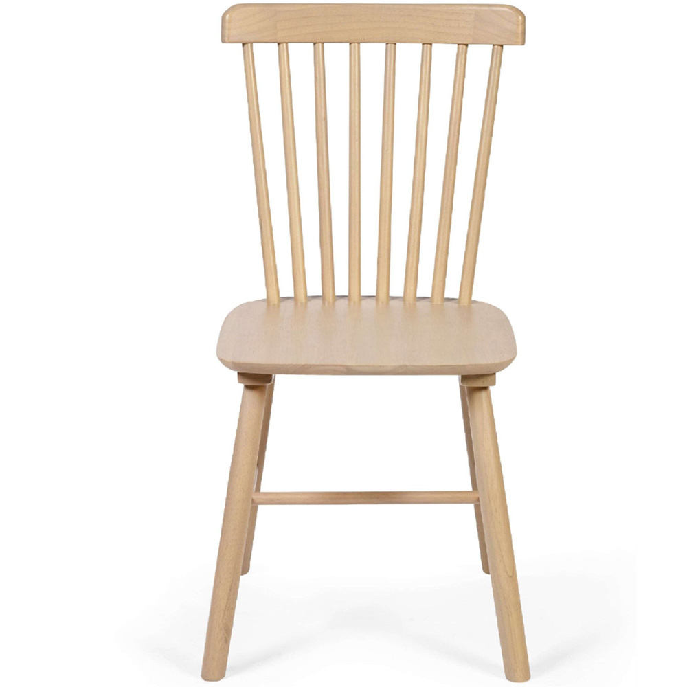 Julian Bowen Sakura Set of 2 Oak Dining Chair Image 4