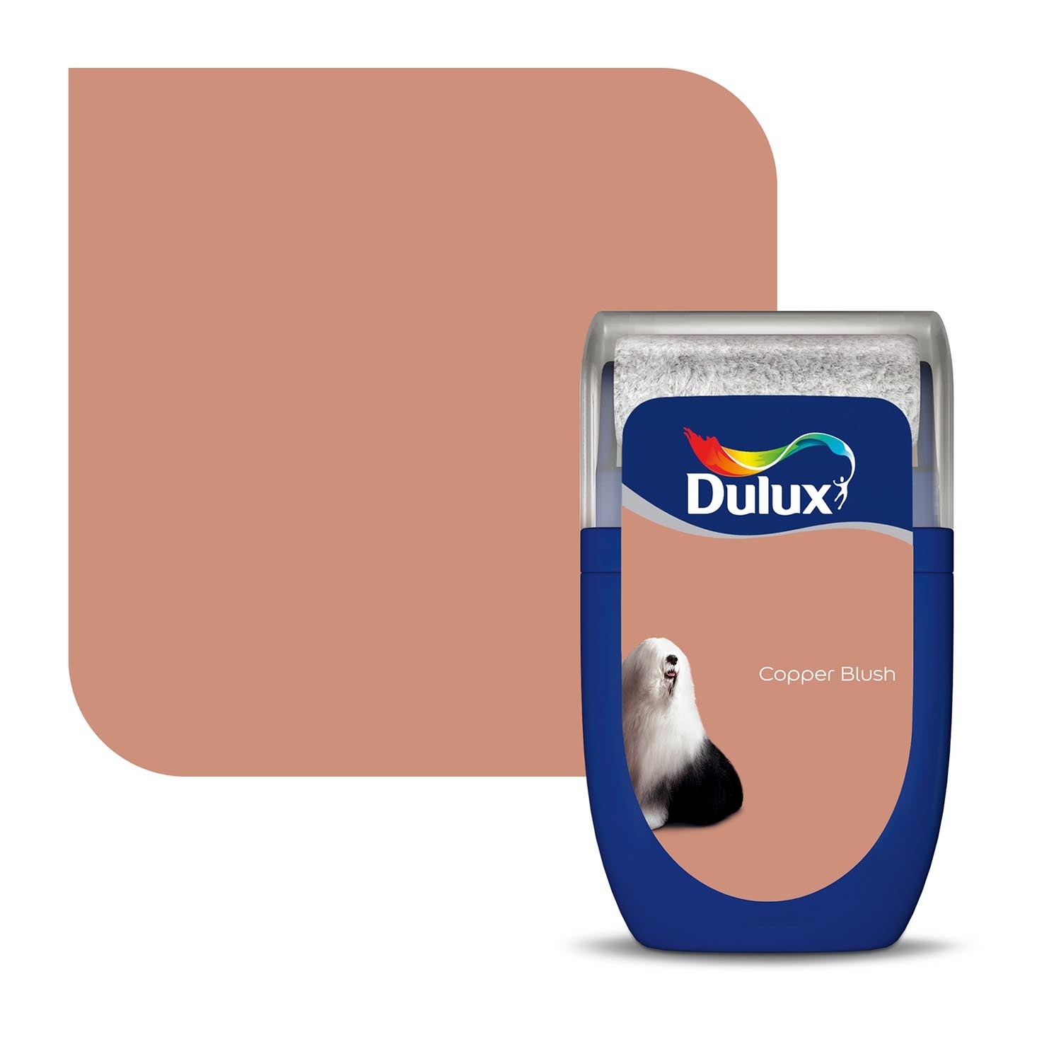Dulux Walls & Ceilings Copper Blush Matt Emulsions Tester Paint Image 2