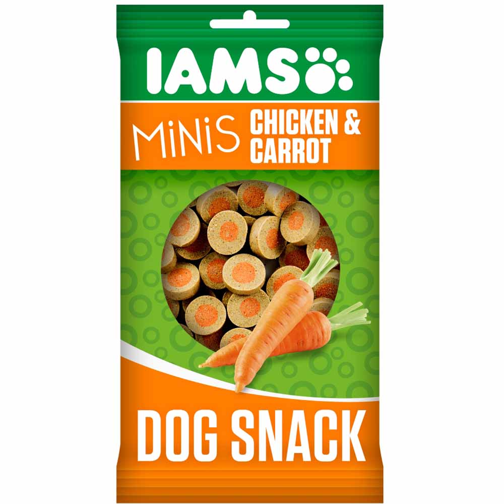 Iams Mini Chicken and Carrot Dog Treat Image 1