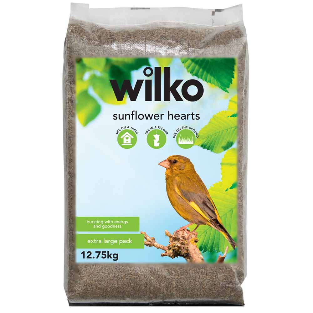 Wilko Wild Bird Sunflower Hearts 12.75kg Image 1