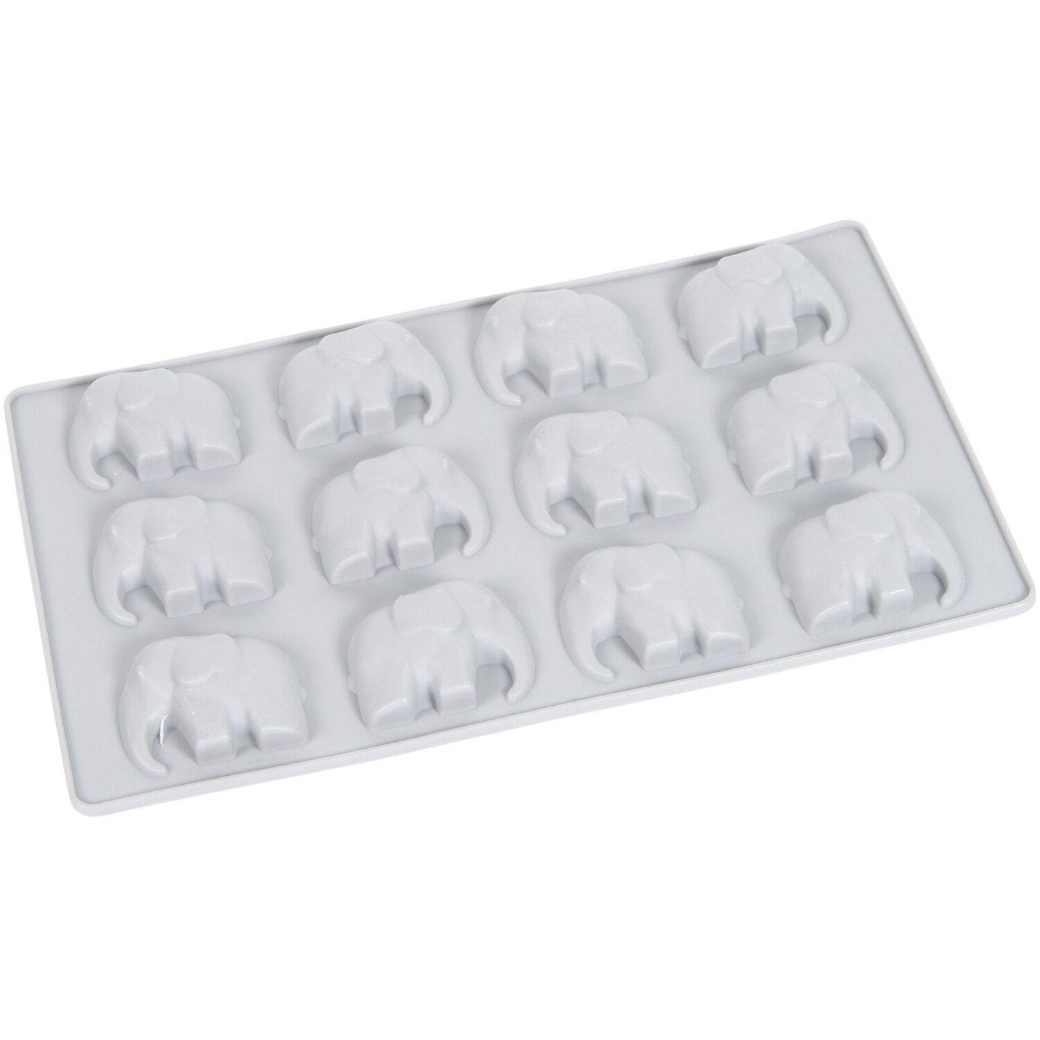 Summer Dreamin Elephant Ice Cube Tray Grey Image 1