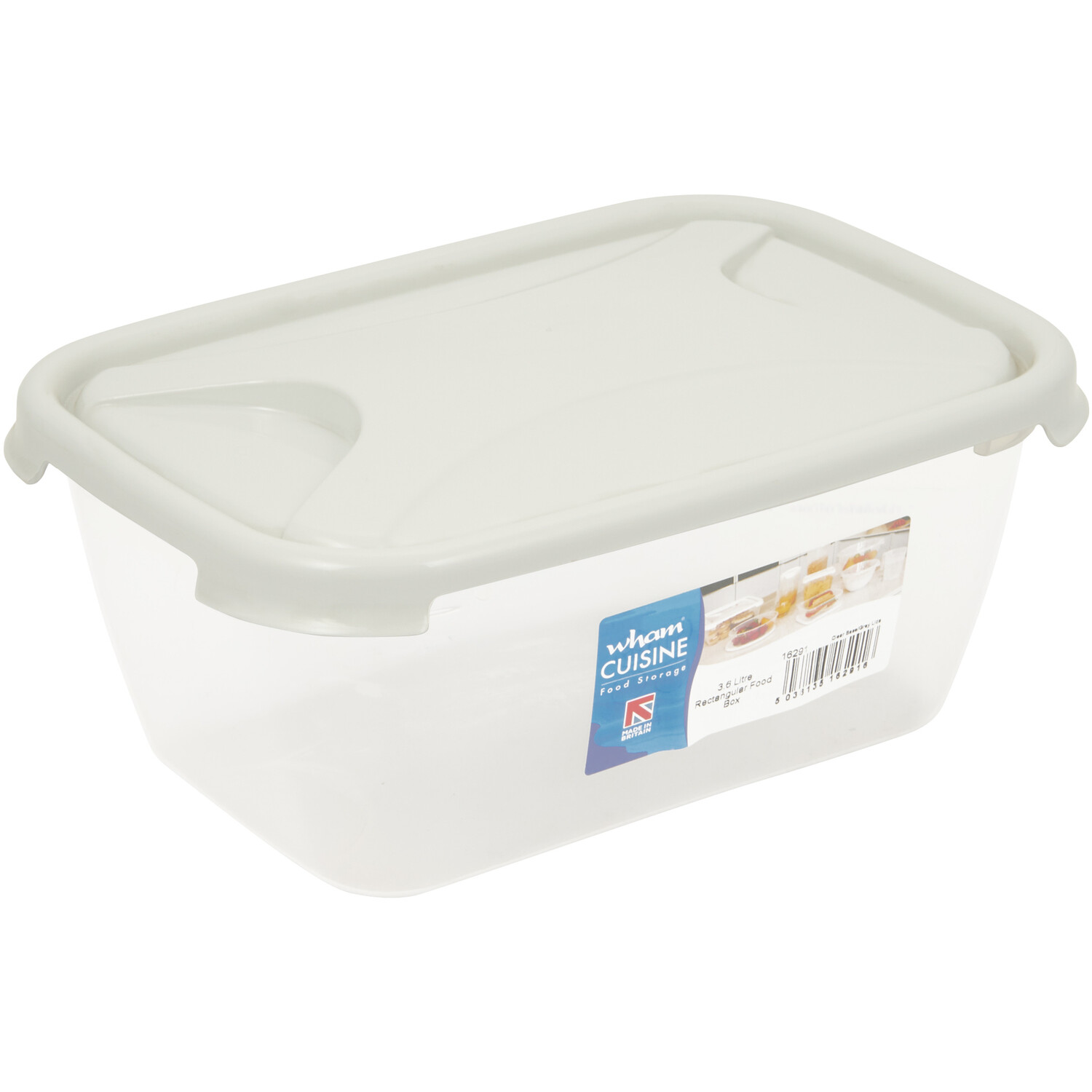 Studio Food Box with Flexible Lid - Clear / 1l Image 1