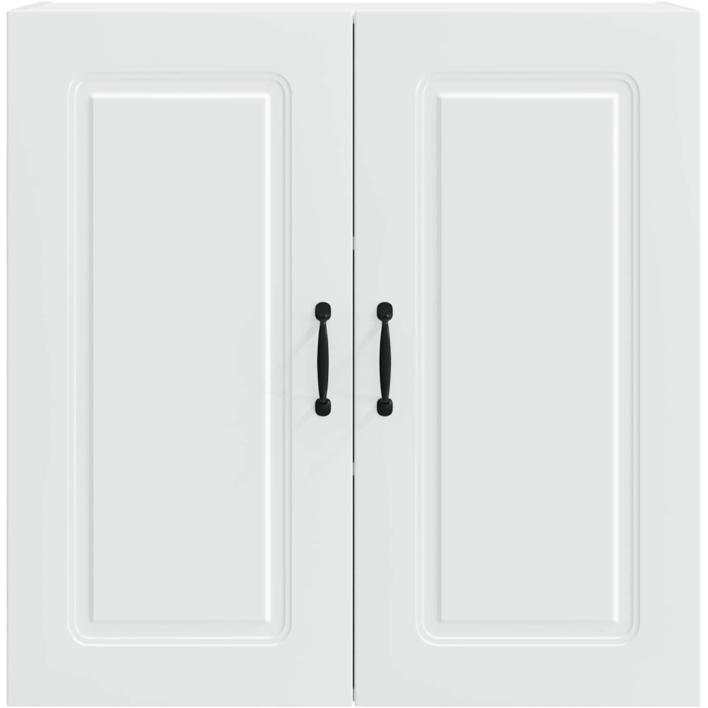 vidaXL Kalmar 2 Door White Wall Kitchen Cabinet Image 4