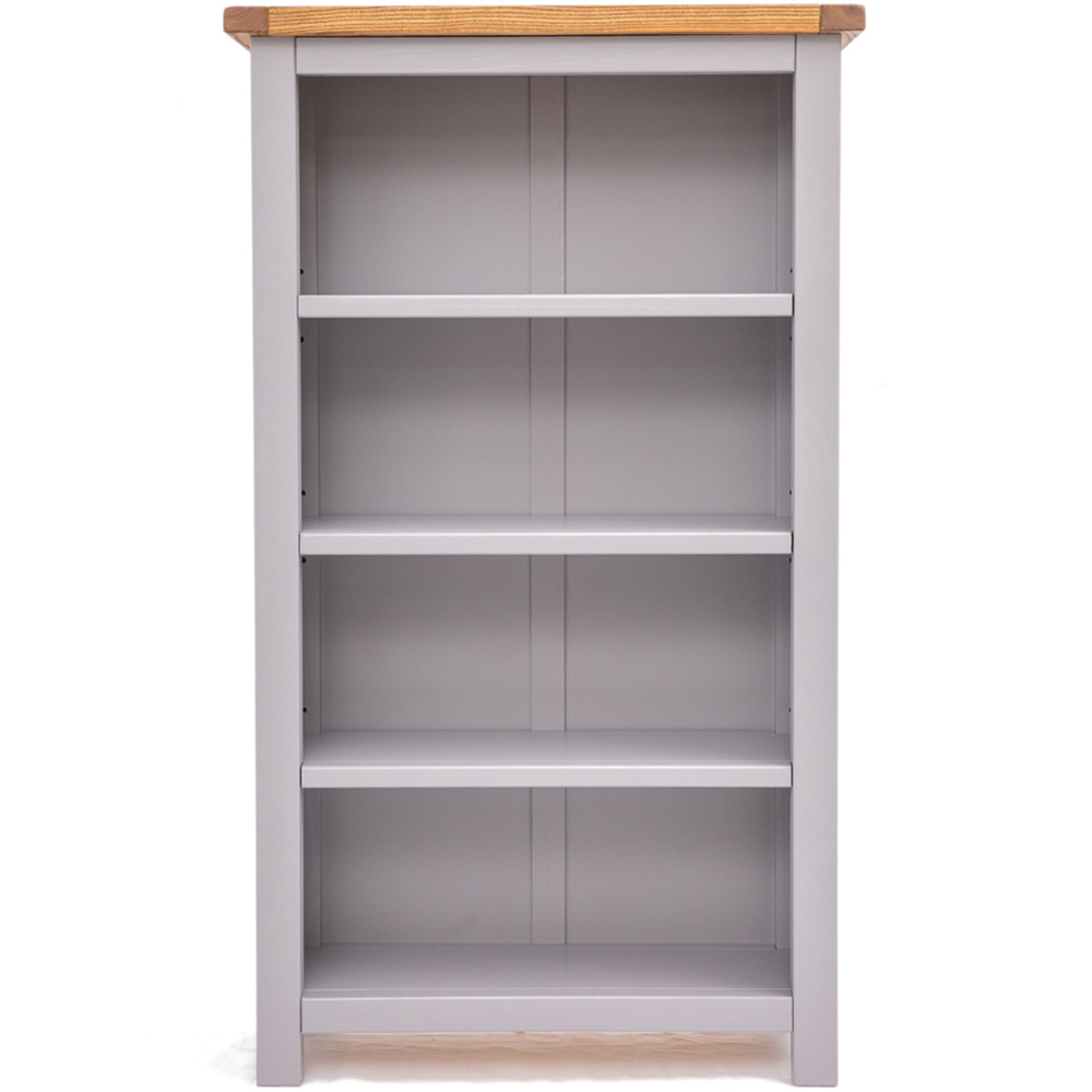Mirano 4 Shelf Grey Bookcase Image 2