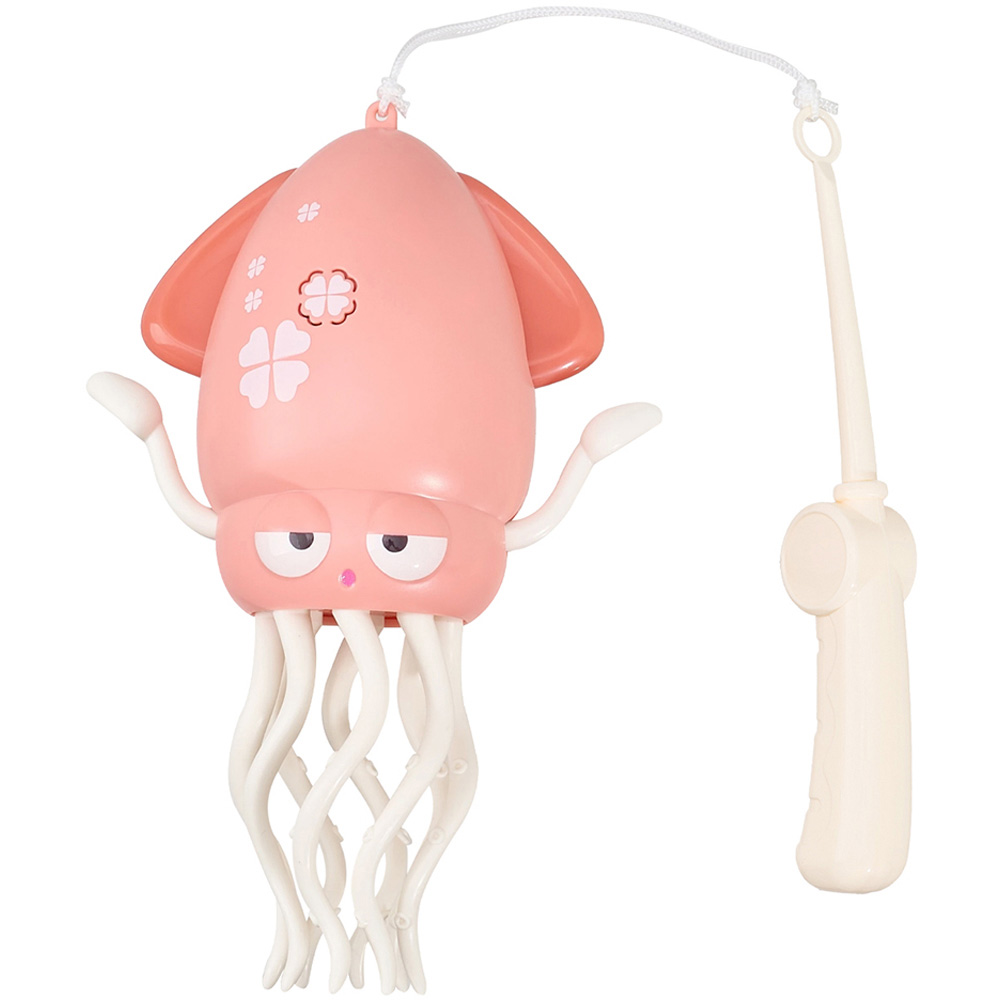 H&O Direct Kids Pink Interactive Dancing Octopus Toy with Light and Music Image 1