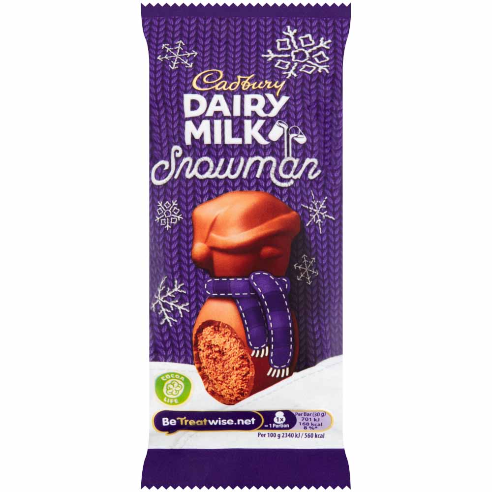 Cadburys Chocolate Mousse Snowman 30g Image