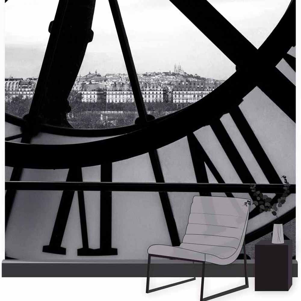 Art For The Home Orsay Clock Wall Mural Image 1