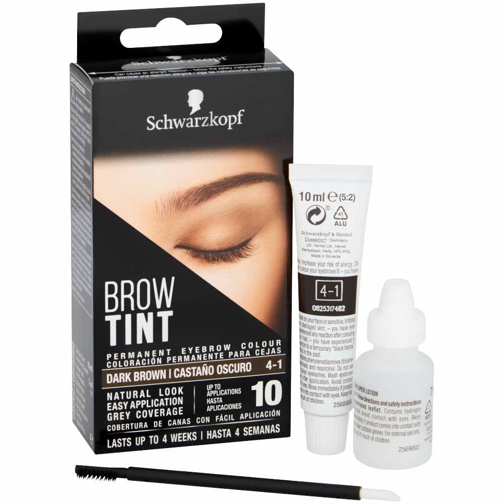 Schwarzkopf Brow Tint Professional Formula Eyebrow Dye Brow Tinting Kit
