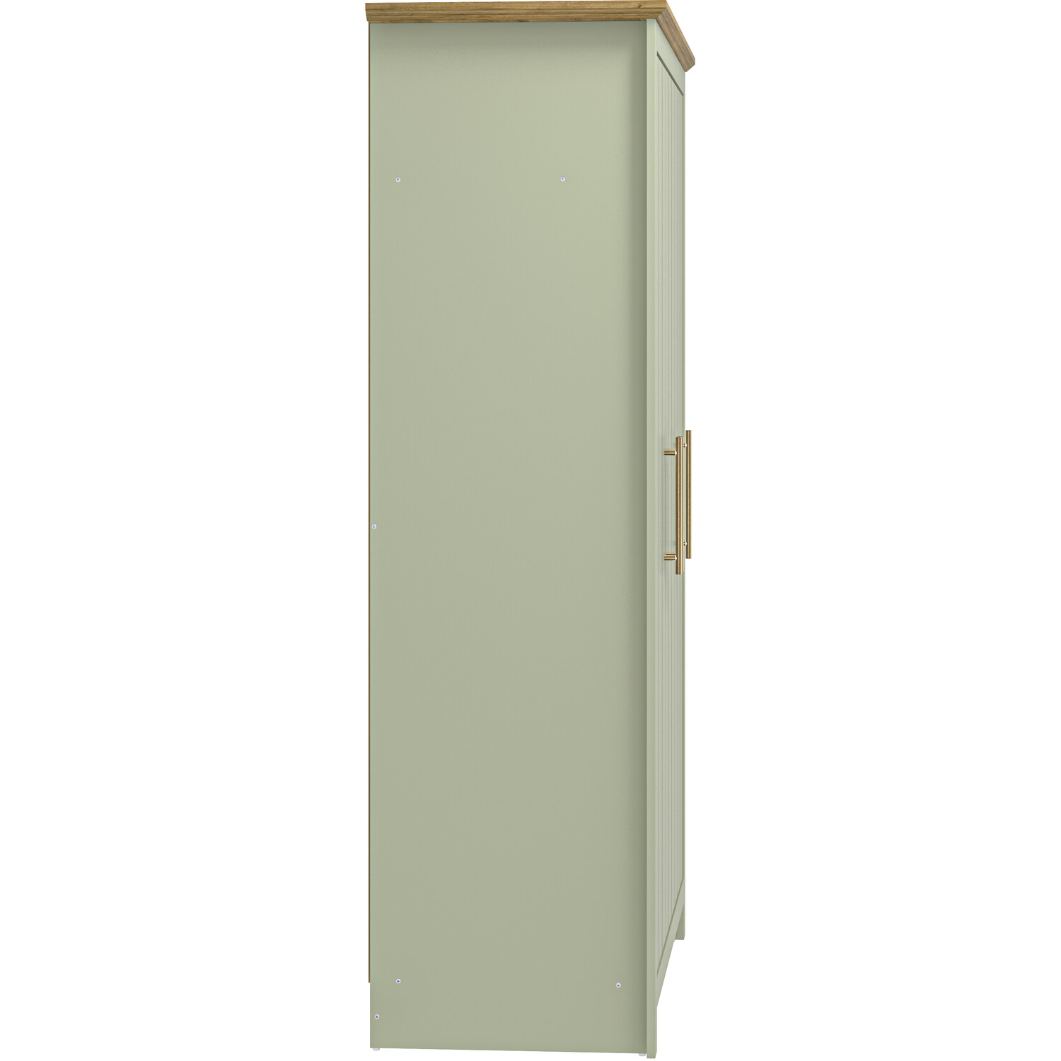 Bexley 3 Door Sage Green Wardrobe Image 10