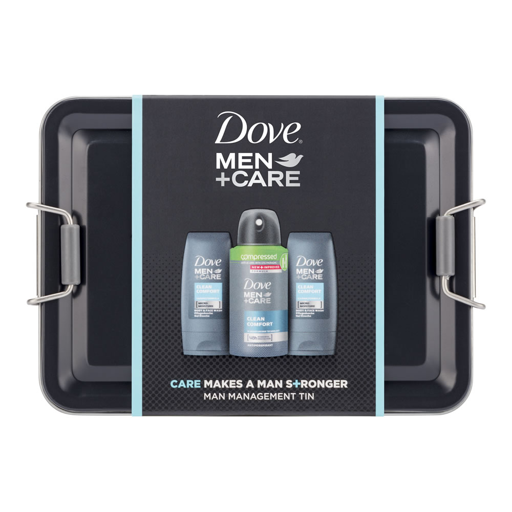 Dove Men +Care Mini Tin Gift Set Image 1
