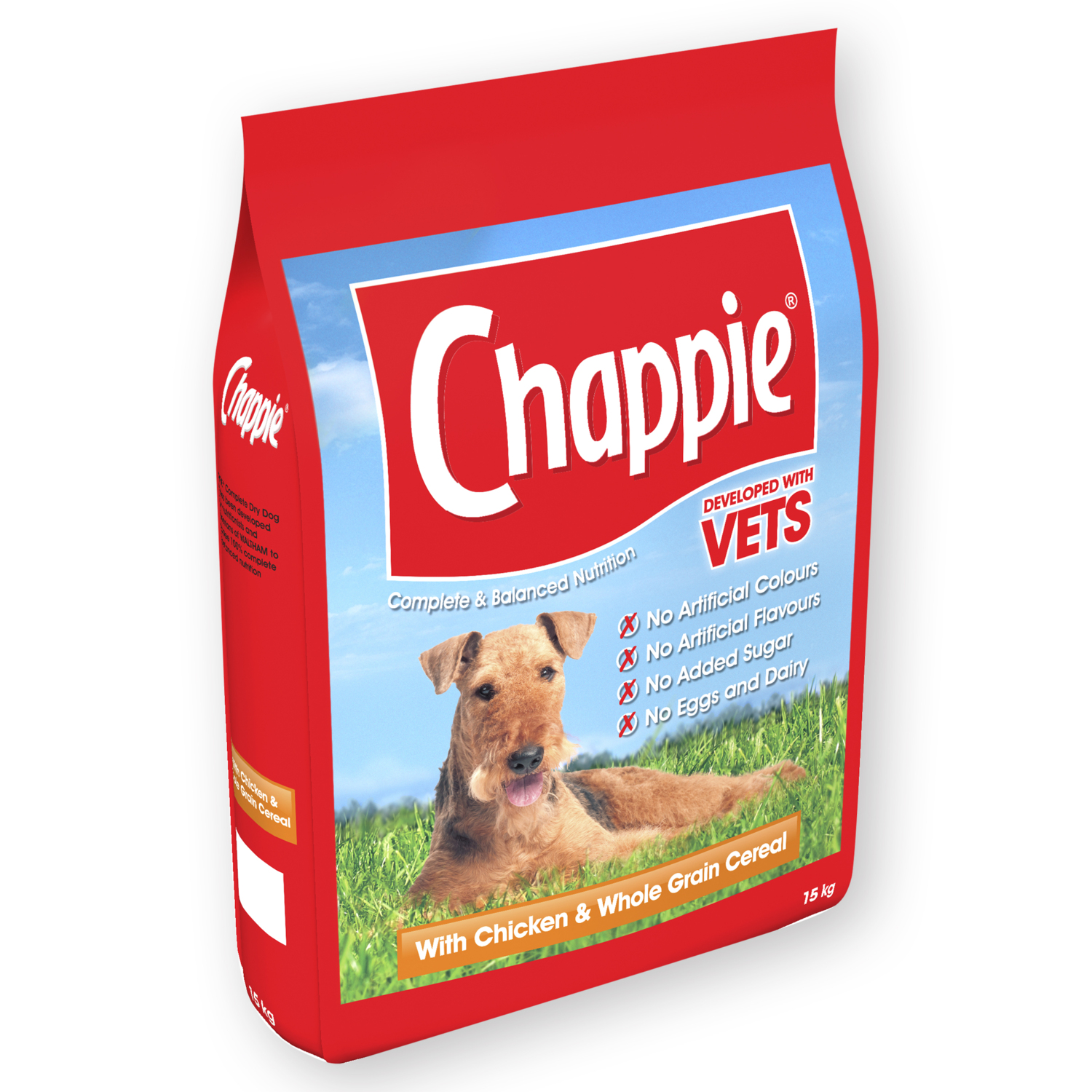 Chappie Complete and Balanced Nutrition Chicken and Cereal Dog Food 15kg Image