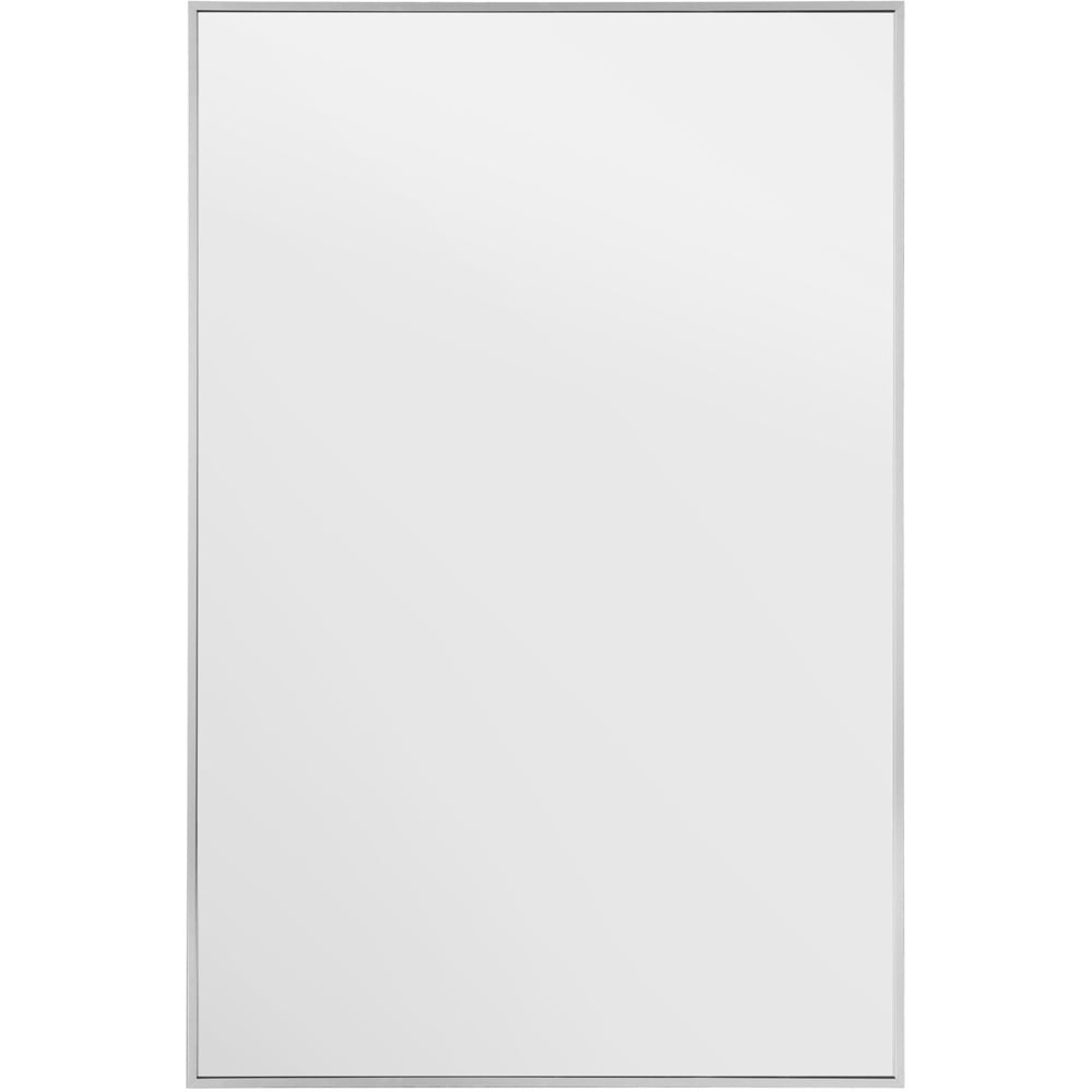 The Artus Silver Aluminium Wall Mirror 120 x 80cm Image 1