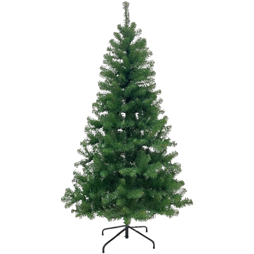 Festive Christmas Green Fir Artificial Christmas Tree 6ft Image 1