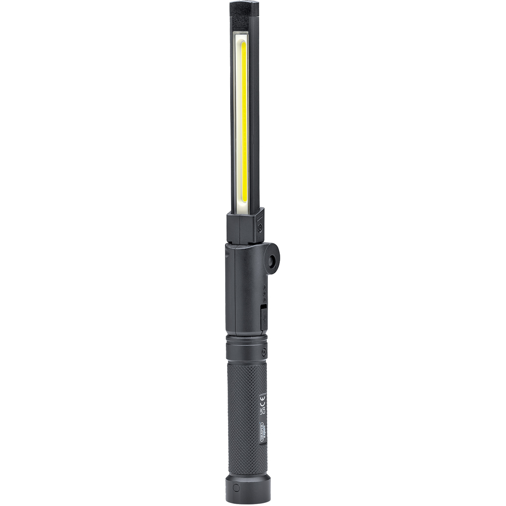 Draper Expert 8W 800 Lumens COB SMD LED Rechargeable Folding Slim Light Image 2