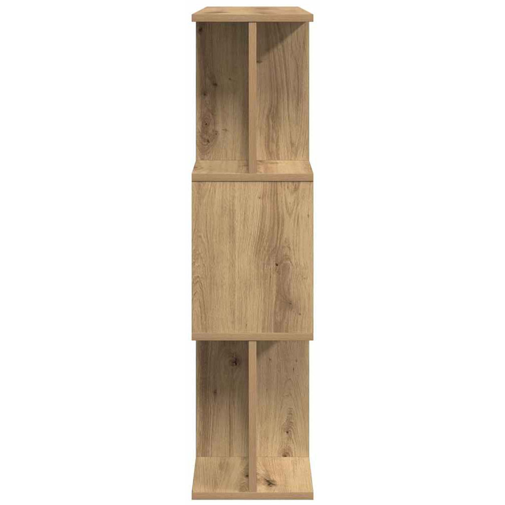 vidaXL 6 Shelf Artisan Oak Bookcase Image 5