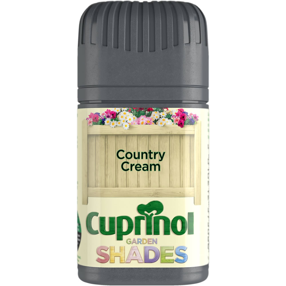 Cuprinol Garden Shades Tester Country Cream 50ml Image 1