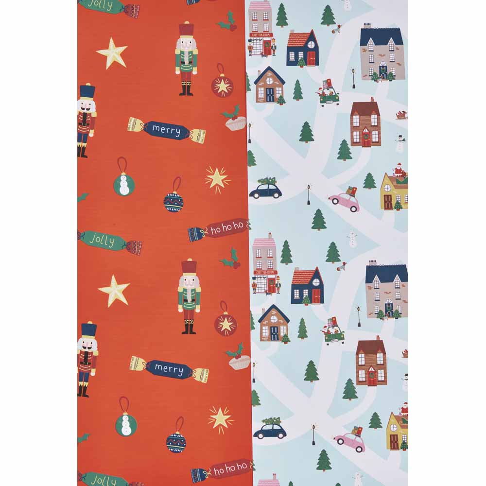Wilko Kids Christmas Gift Flat Wrap Paper 50 x 70cm Wilko