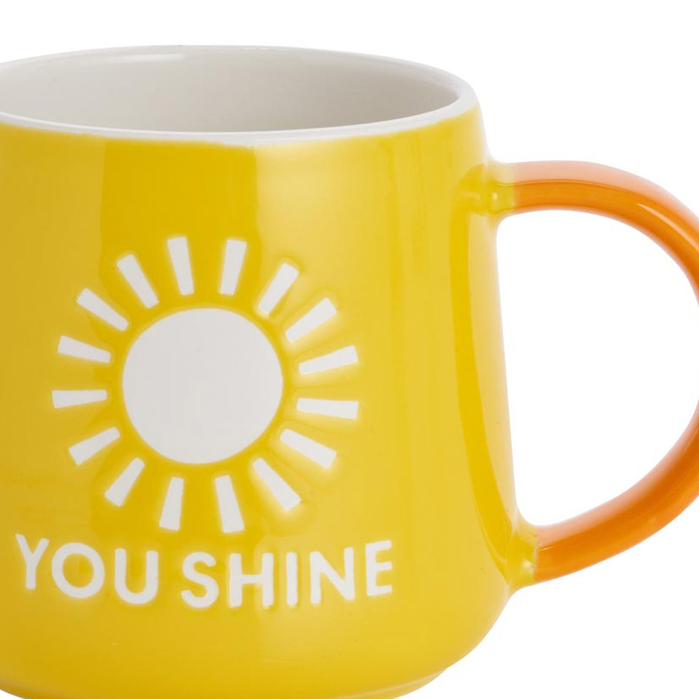 Wilko 'Bright Times' Slogan Mug Image 4
