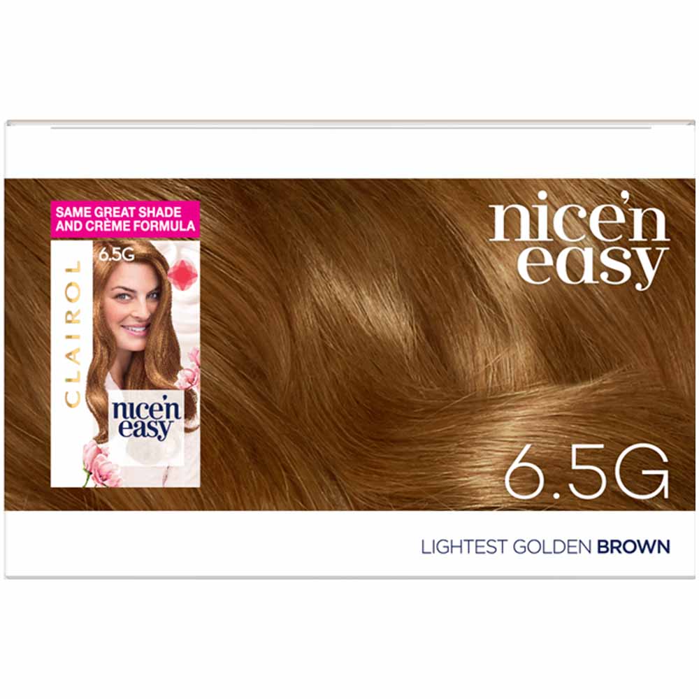 Clairol Nice'n Easy Lightest Golden Brown 6.5G Permanent Hair Dye Image 3