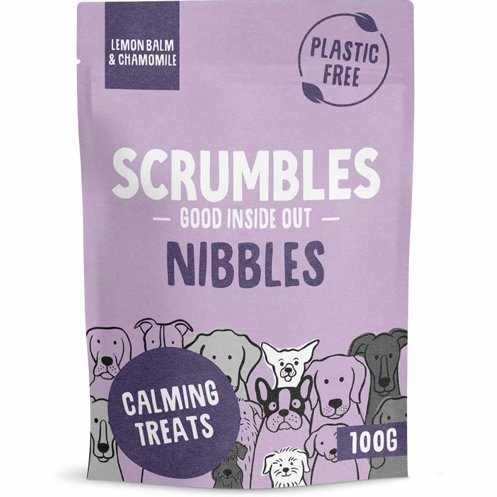 Scrumbles Dog Nibbles Calming Treat 100g Image 1