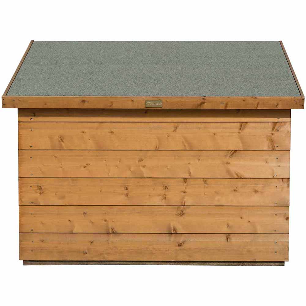 Rowlinson Wooden Shiplap Patio Chest Image 5