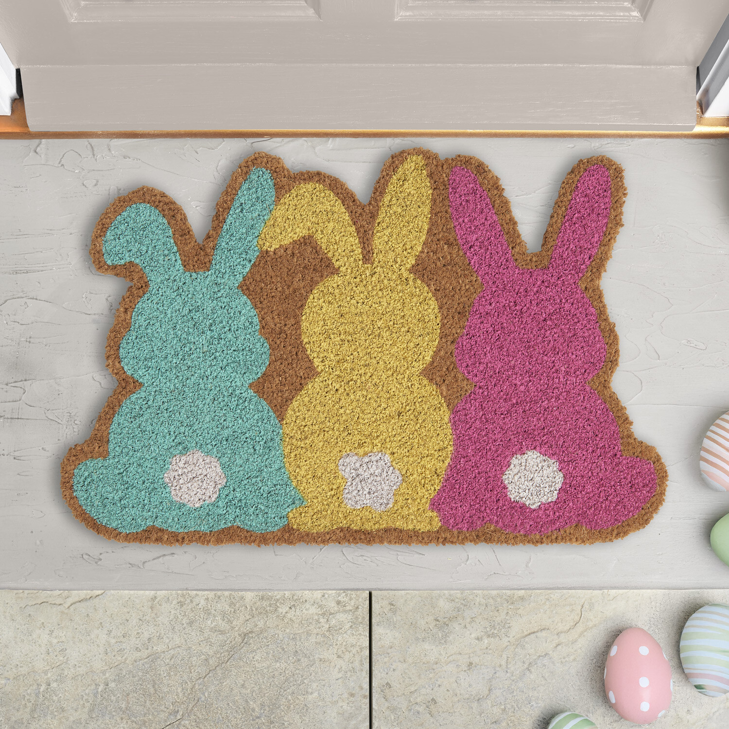 Easter Printed Coir Doormat Image 4