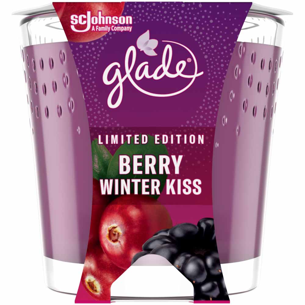 Glade Candle Berry Winter Kiss Air Freshener 129g Image 2
